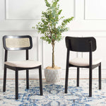 Safavieh Egon Dining Chair , DCH1014 - Black/White (Set of 2)
