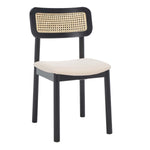 Safavieh Egon Dining Chair , DCH1014 - Black/White (Set of 2)