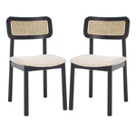 Safavieh Egon Dining Chair , DCH1014 - Black/White (Set of 2)