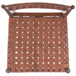 Safavieh Eluned Leather Dining Chair , DCH1201 - Cognac / Brown (Set of 2)