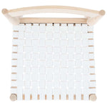 Safavieh Eluned Leather Dining Chair , DCH1201 - White / Natural (Set of 2)