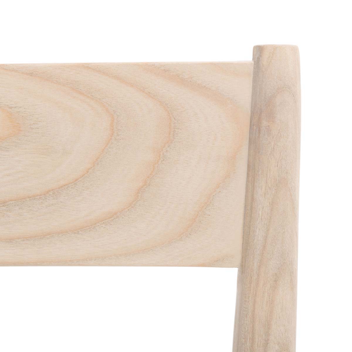 Safavieh Eluned Leather Dining Chair , DCH1201 - Black / Natural (Set of 2)