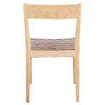 Safavieh Eluned Leather Dining Chair , DCH1201 - Cognac / Natural (Set of 2)