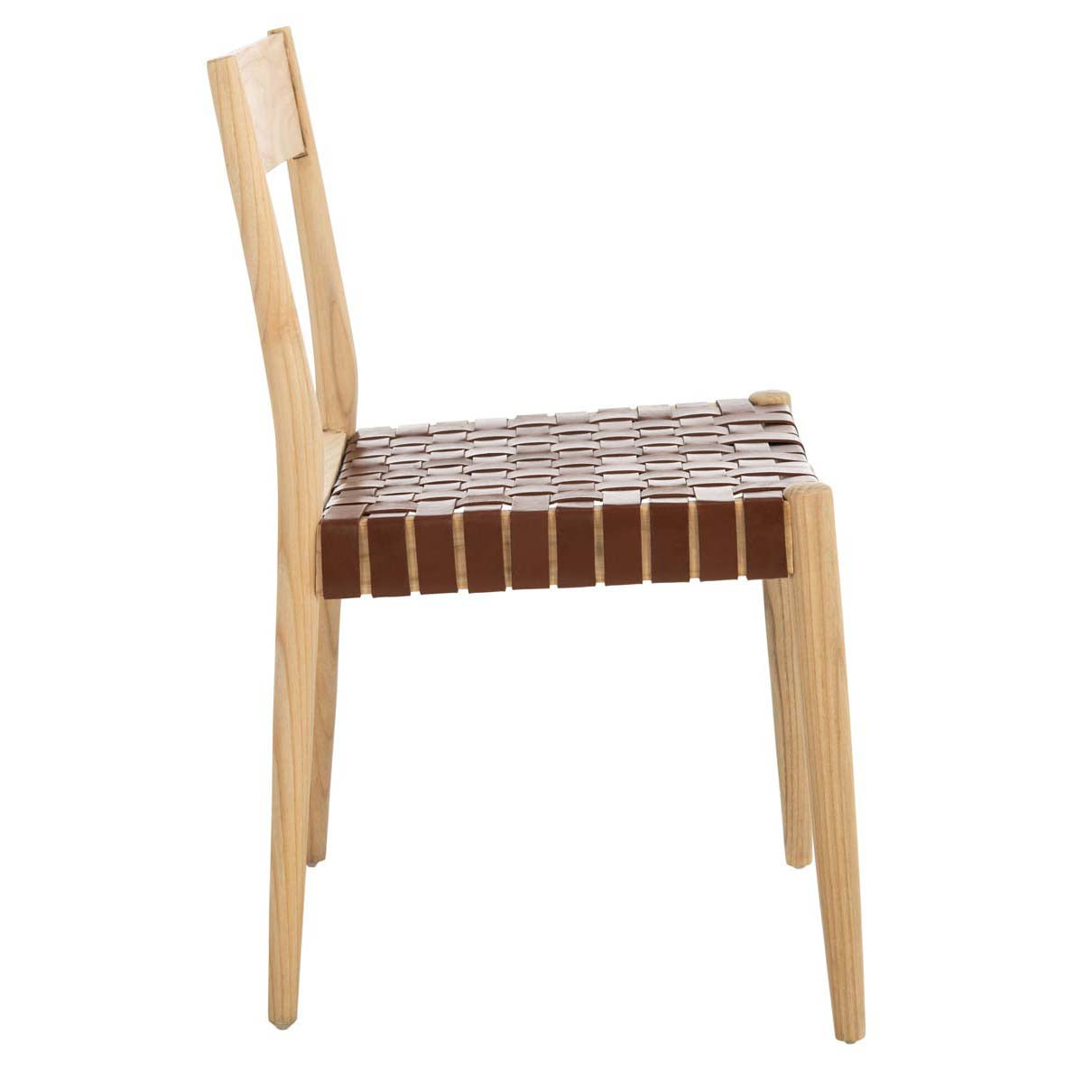 Safavieh Eluned Leather Dining Chair , DCH1201 Decor Market