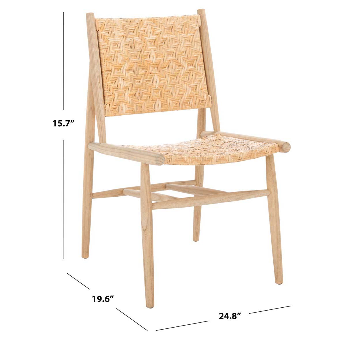 Safavieh Adira Rattan Dining Chair , DCH1202 - Natural (Set of 2)