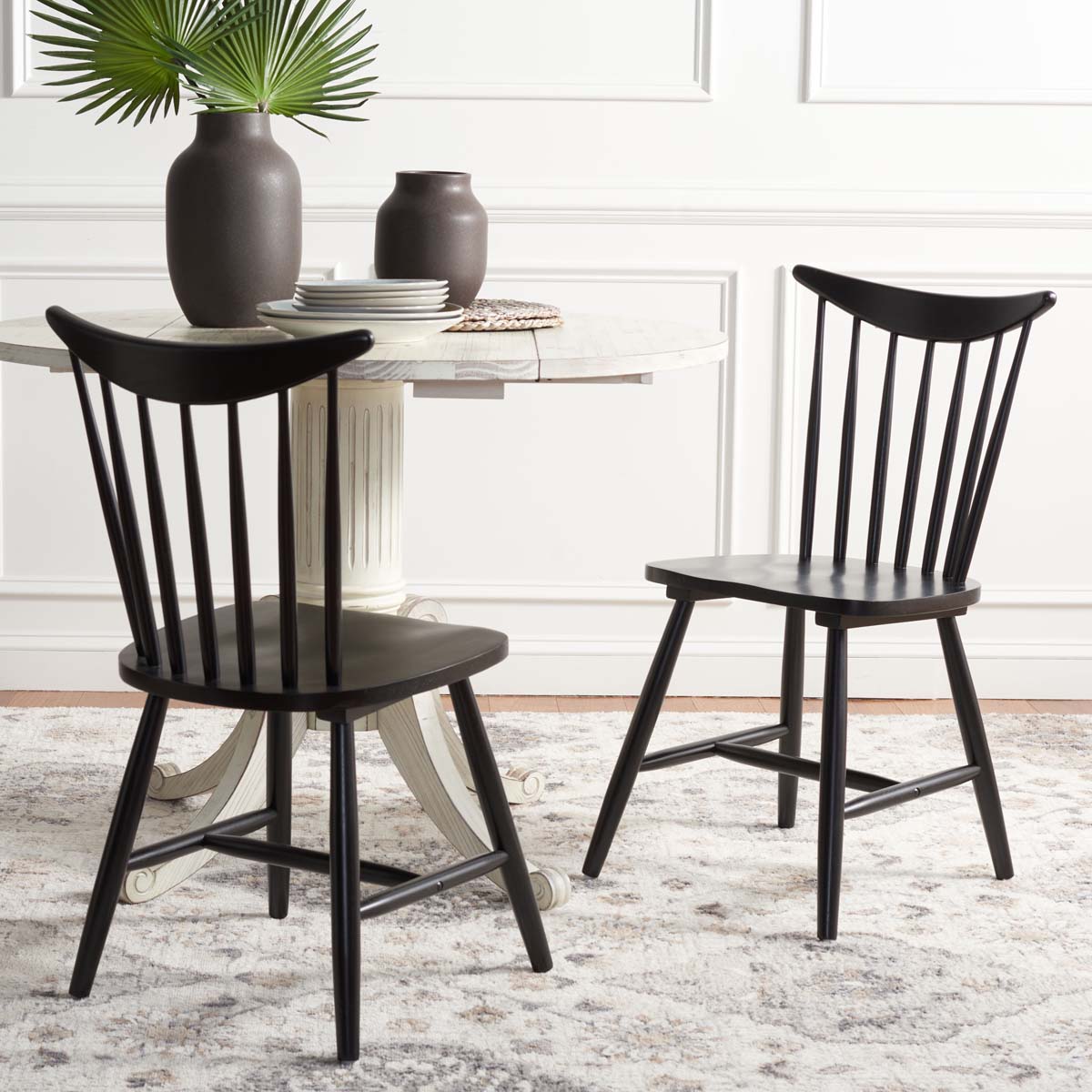 Safavieh Jodan Dining Chair , DCH1404 - Black (Set of 2)