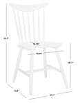 Safavieh Jodan Dining Chair , DCH1404 - White (Set of 2)
