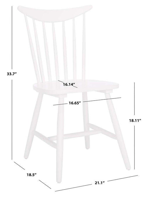 Safavieh Jodan Dining Chair , DCH1404 - White (Set of 2)