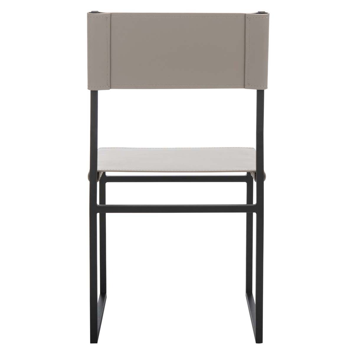 Safavieh Layne Dining Chair (Set of 2), DCH3003 - Light Grey / Black