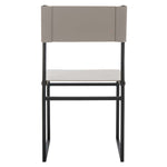 Safavieh Layne Dining Chair (Set of 2), DCH3003 - Light Grey / Black