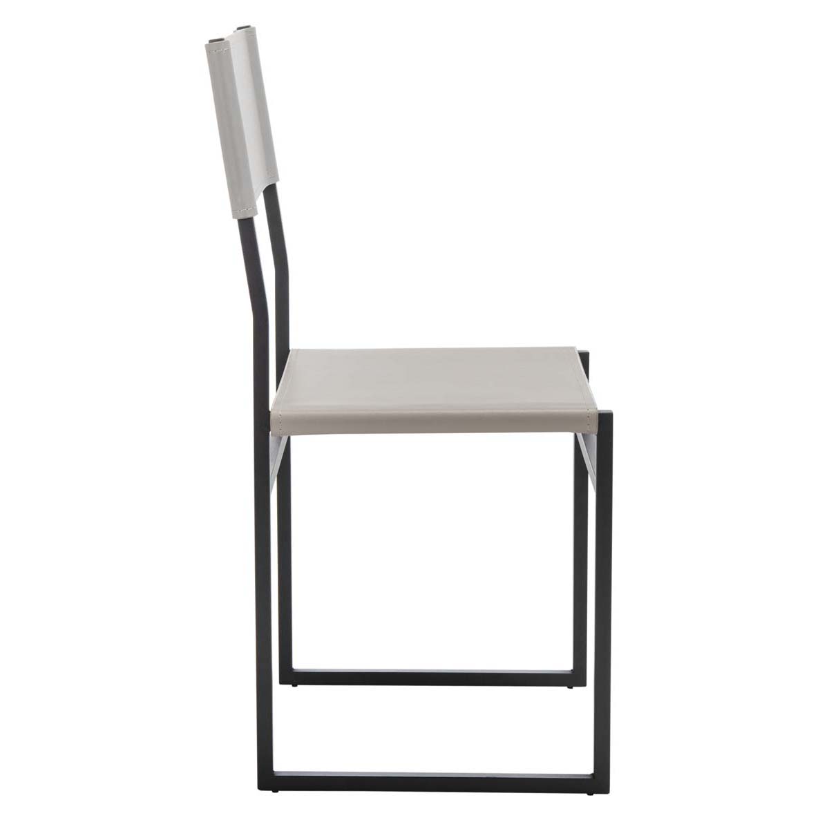 Safavieh Layne Dining Chair (Set of 2), DCH3003 - Light Grey / Black