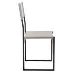 Safavieh Layne Dining Chair (Set of 2), DCH3003 - Light Grey / Black