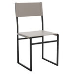 Safavieh Layne Dining Chair (Set of 2), DCH3003 - Light Grey / Black