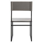 Safavieh Layne Dining Chair (Set of 2), DCH3003 - Grey / Black