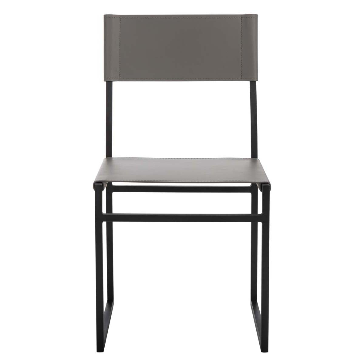 Safavieh Layne Dining Chair (Set of 2), DCH3003 - Grey / Black