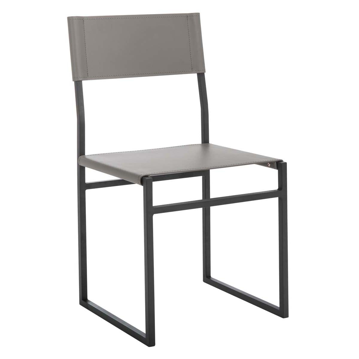 Safavieh Layne Dining Chair (Set of 2), DCH3003 - Grey / Black