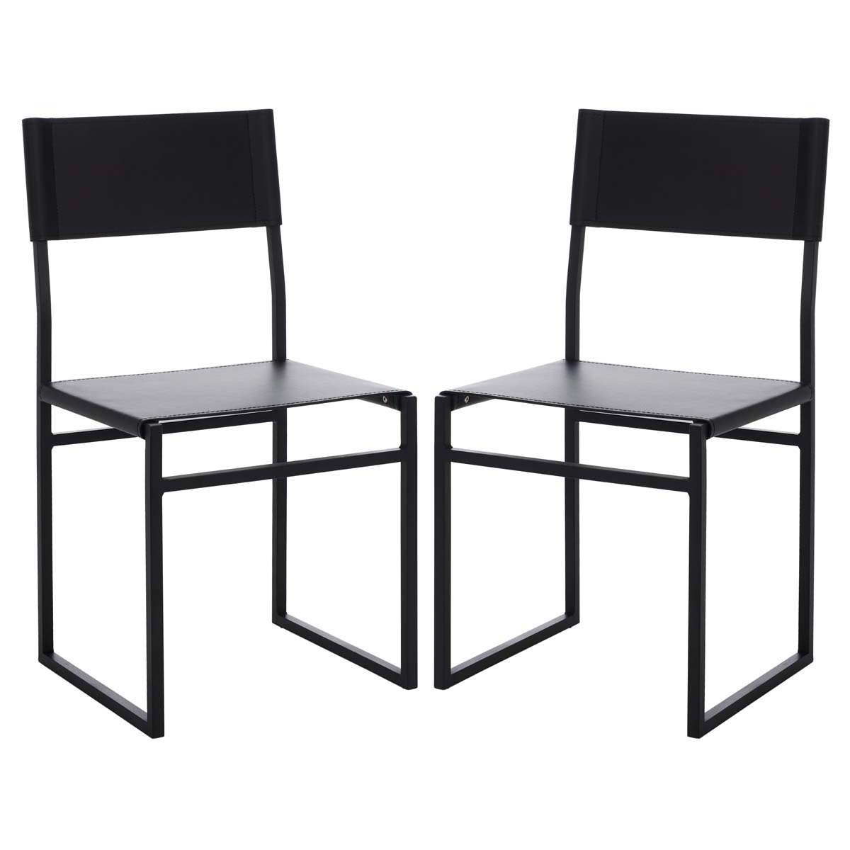 Safavieh Layne Dining Chair (Set of 2), DCH3003 - Black