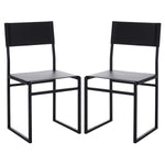Safavieh Layne Dining Chair (Set of 2), DCH3003 - Black