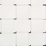 Safavieh Wesson Woven Dining Chair (Set of 2), DCH3005 - White / Silver