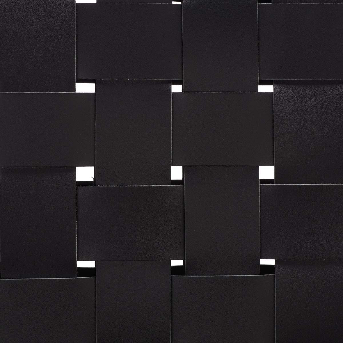 Safavieh Wesson Woven Dining Chair (Set of 2), DCH3005 - Black / Silver