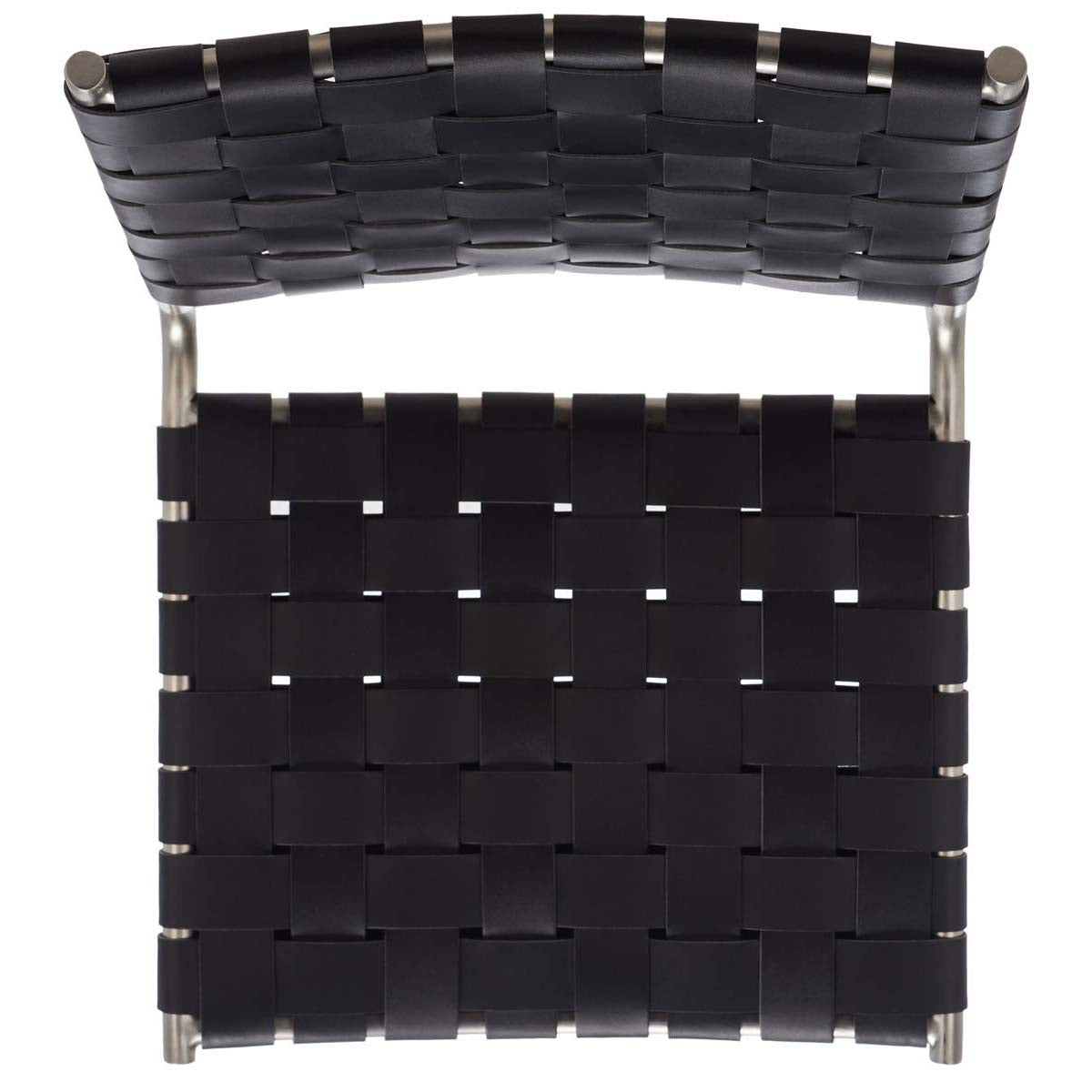 Safavieh Wesson Woven Dining Chair (Set of 2), DCH3005 - Black / Silver