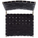 Safavieh Wesson Woven Dining Chair (Set of 2), DCH3005 - Black / Silver