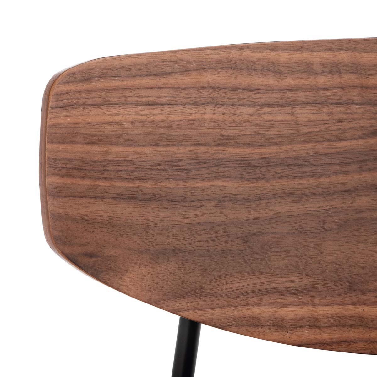 Safavieh Ryker Dining Chair (Set of 2), DCH3007 - Walnut / Black