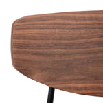 Safavieh Ryker Dining Chair (Set of 2), DCH3007 - Walnut / Black