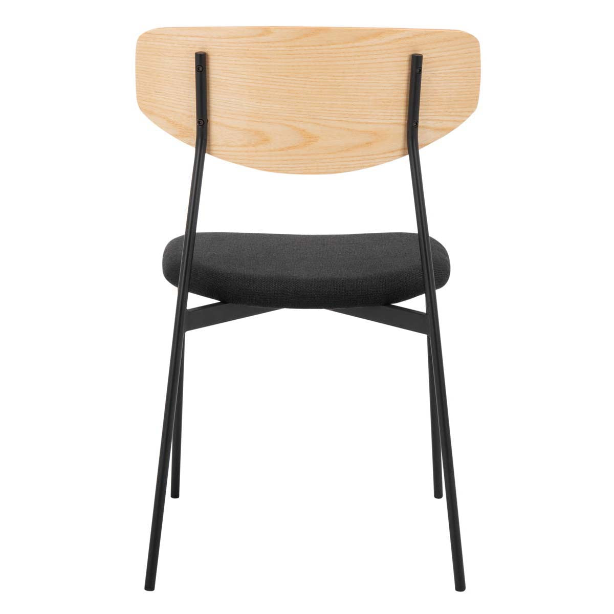 Safavieh Ryker Dining Chair (Set of 2), DCH3007 - Oak / Black