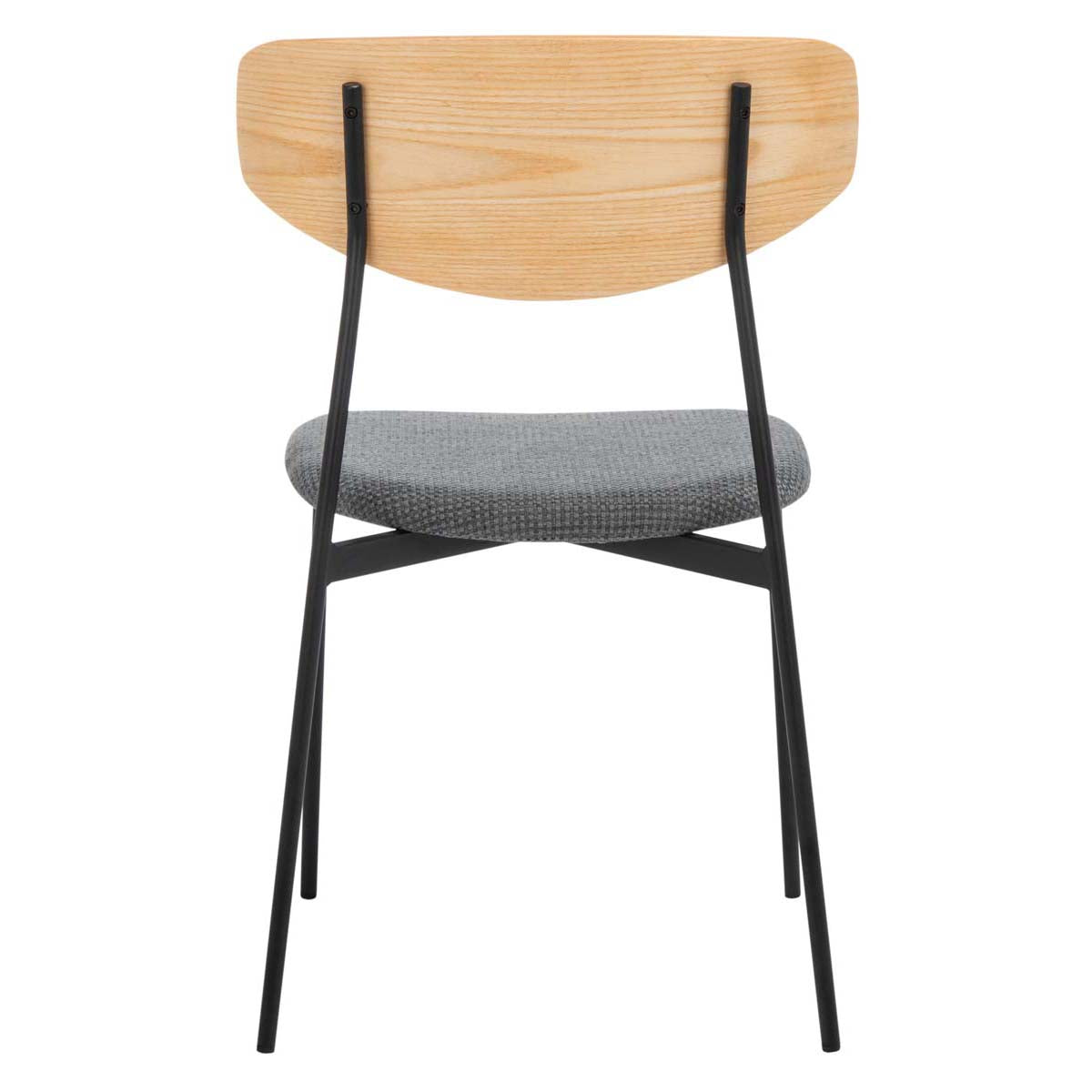 Safavieh Ryker Dining Chair (Set of 2), DCH3007 - Oak / Grey