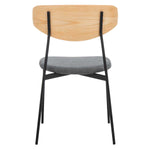 Safavieh Ryker Dining Chair (Set of 2), DCH3007 - Oak / Grey