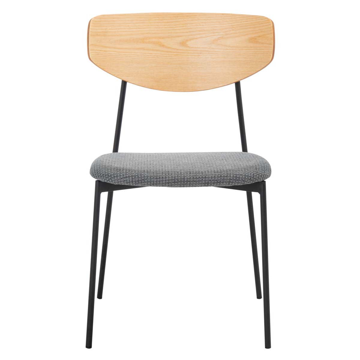 Safavieh Ryker Dining Chair (Set of 2), DCH3007 - Oak / Grey