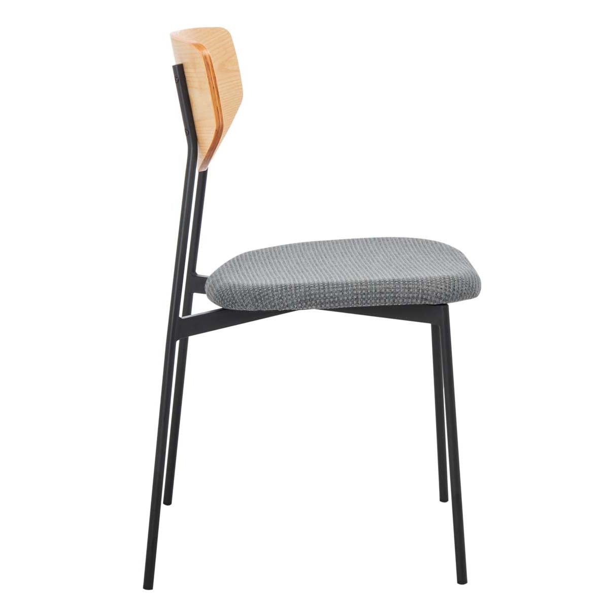 Safavieh Ryker Dining Chair (Set of 2), DCH3007 - Oak / Grey