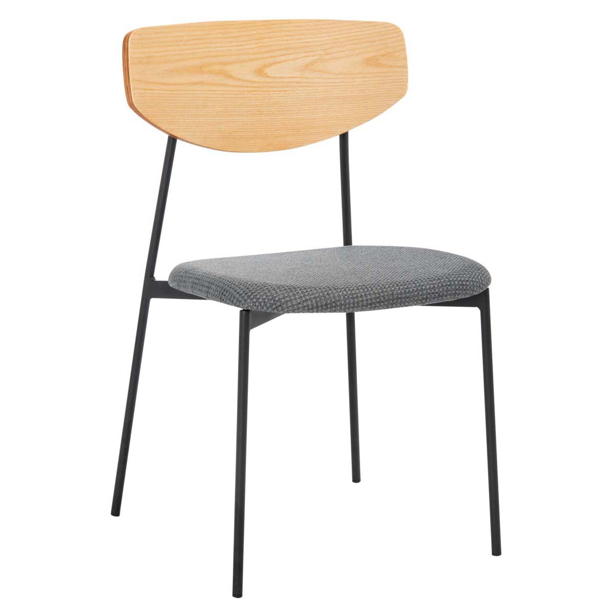 Safavieh Ryker Dining Chair (Set of 2), DCH3007 - Oak / Grey