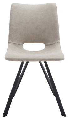 Safavieh Mika Dining Chair (Set of 2) , DCH3009 - Stone Grey