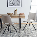 Safavieh Mika Dining Chair (Set of 2) , DCH3009 - Stone Grey