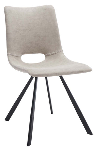 Safavieh Mika Dining Chair (Set of 2) , DCH3009 - Stone Grey