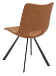 Safavieh Mika Dining Chair (Set of 2) , DCH3009 - Cigar Brown