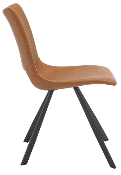 Safavieh Mika Dining Chair (Set of 2) , DCH3009 - Cigar Brown