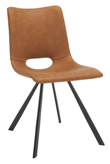 Safavieh Mika Dining Chair (Set of 2) , DCH3009 - Cigar Brown