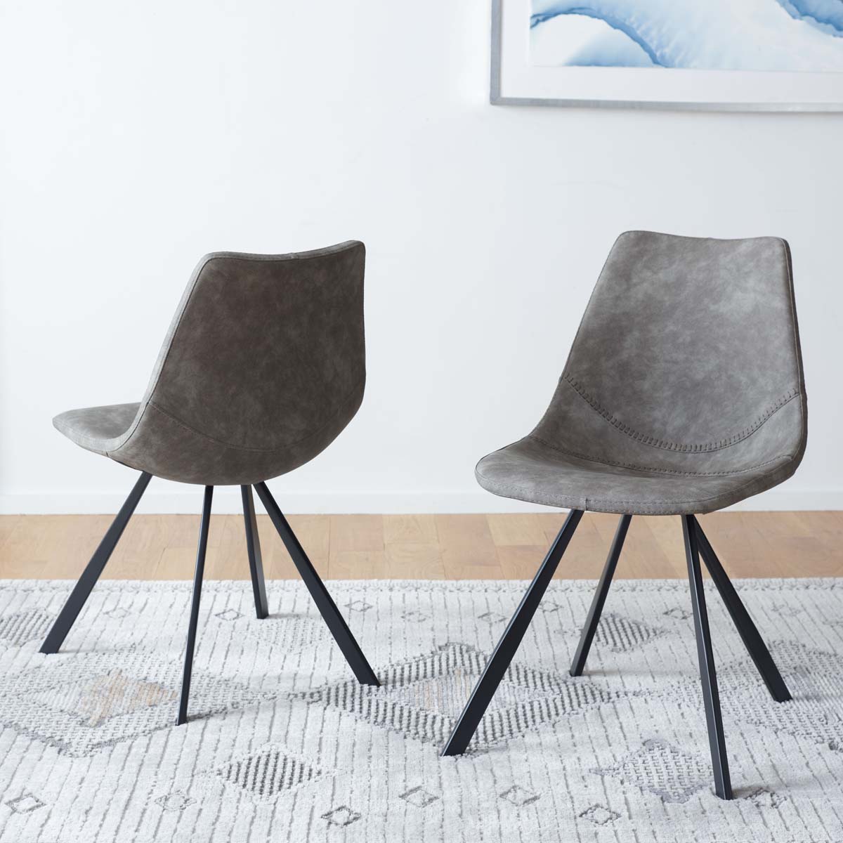 Safavieh Kayne Dining Chair (Set of 2) , DCH3010 - Grey