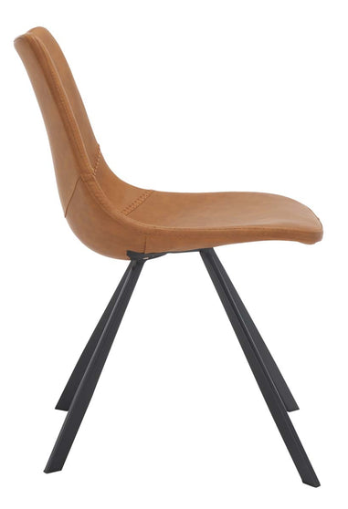 Safavieh Kayne Dining Chair (Set of 2) , DCH3010 - Cigar Brown