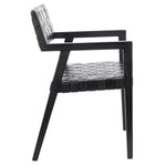 Safavieh Cire Leather Dining Chair , DCH4004 - Black