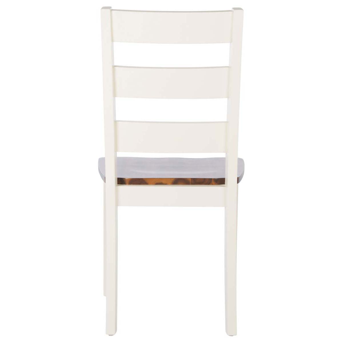 Safavieh Silio Ladder Back Dining Chair, DCH9213 - White/Natural (Set of 2)