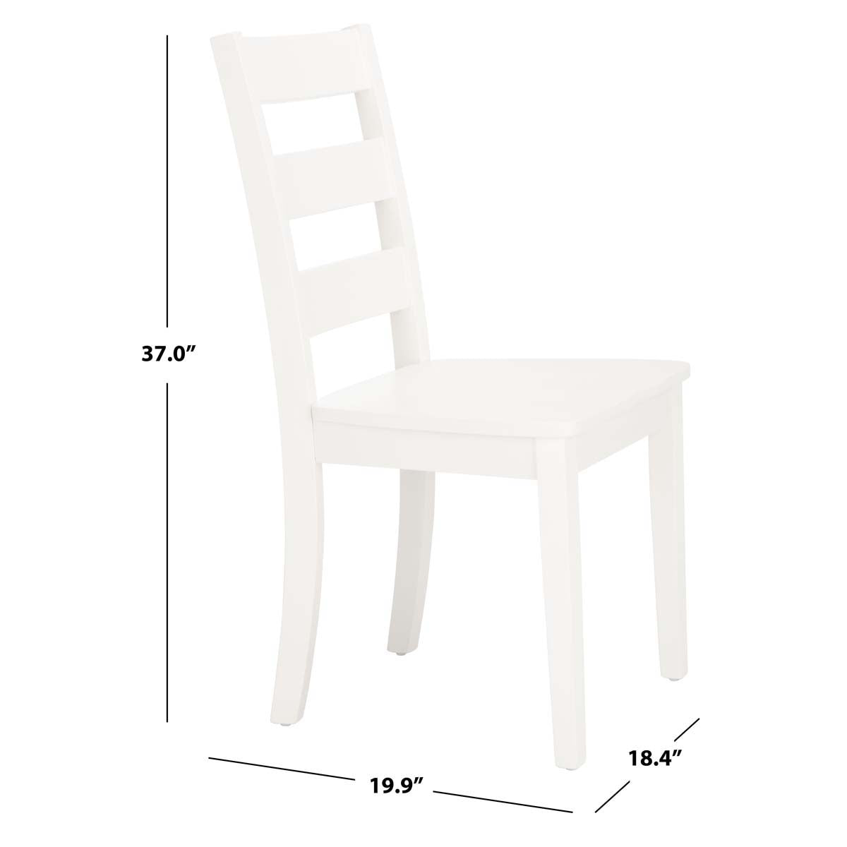 Safavieh Silio Ladder Back Dining Chair, DCH9213 - Off White (Set of 2)