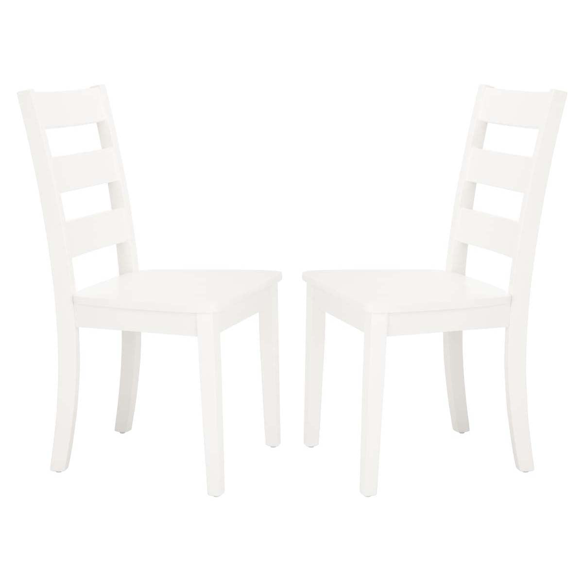Safavieh Silio Ladder Back Dining Chair, DCH9213 - Off White (Set of 2)