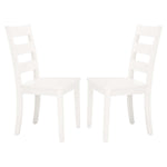 Safavieh Silio Ladder Back Dining Chair, DCH9213 - Off White (Set of 2)