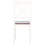 Safavieh Silio X Back Dining Chair, DCH9214 - White/Natural (Set of 2)