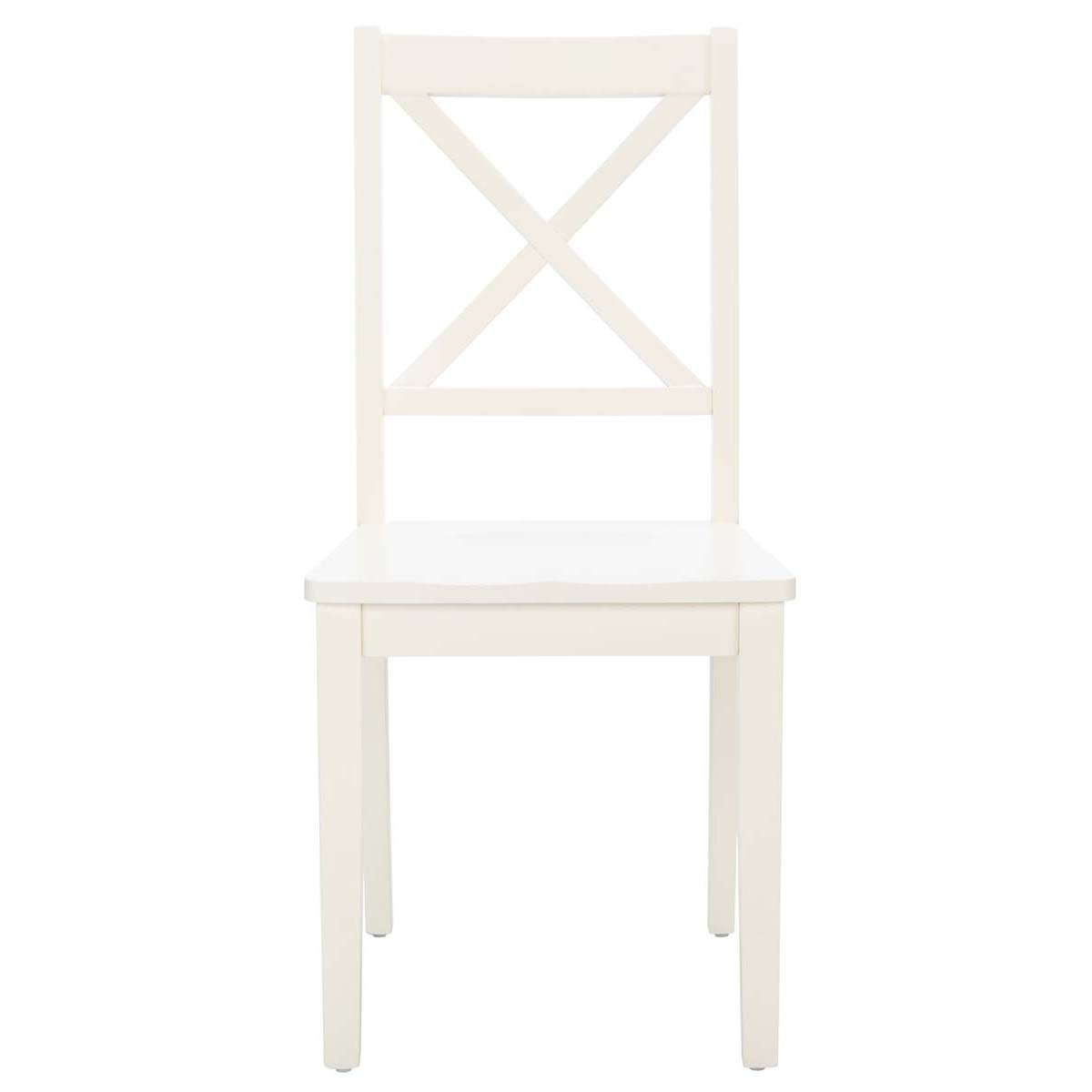 Safavieh Silio X Back Dining Chair, DCH9214 - White (Set of 2)