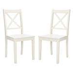 Safavieh Silio X Back Dining Chair, DCH9214 - White (Set of 2)